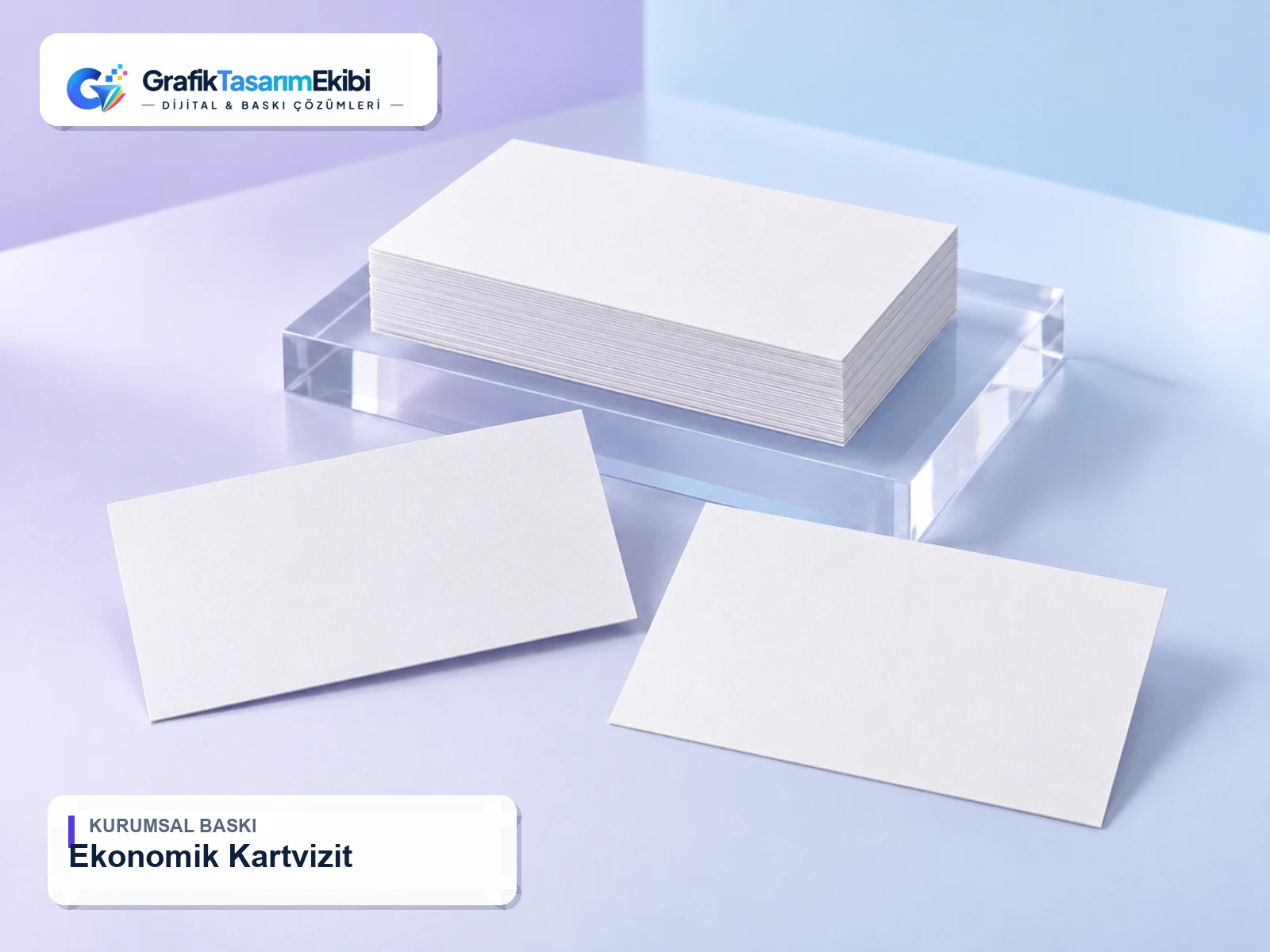 Ekonomik Kartvizit baskı ürünü | GrafikTasarımEkibi