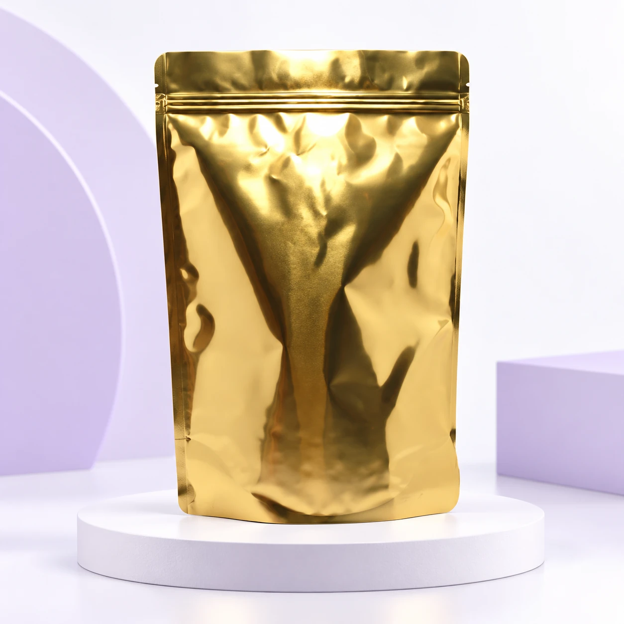 Gold Alüminyum Doypak baskı ürünü | GrafikTasarımEkibi