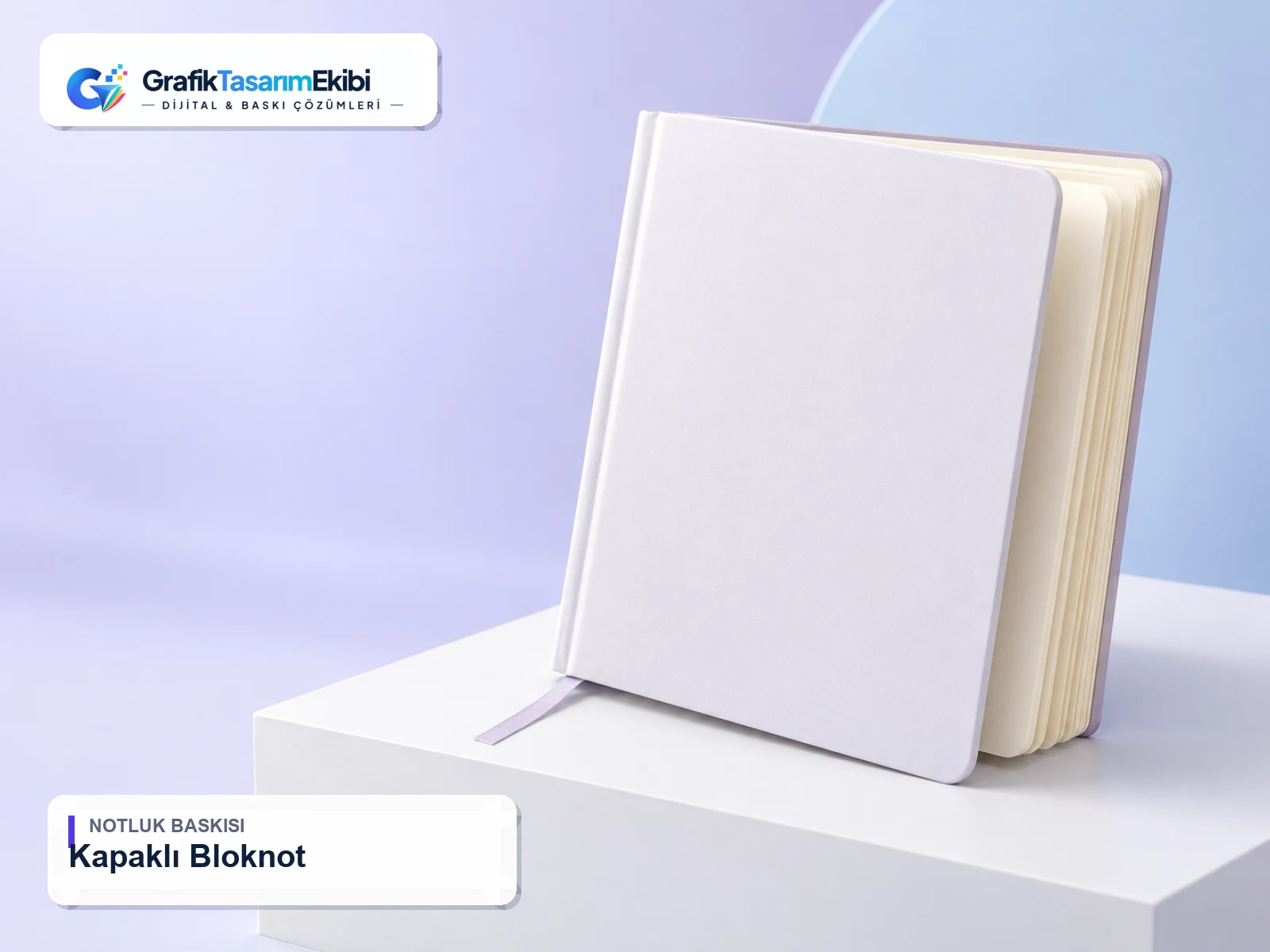 Kapaklı Bloknot baskı ürünü | GrafikTasarımEkibi