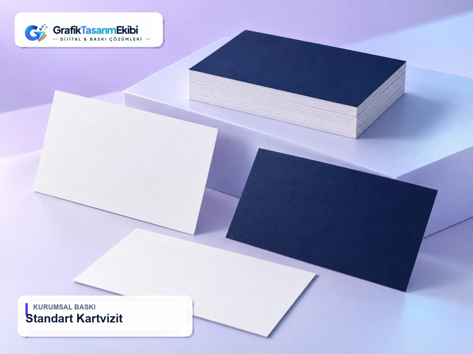Standart Kartvizit baskı ürünü | GrafikTasarımEkibi