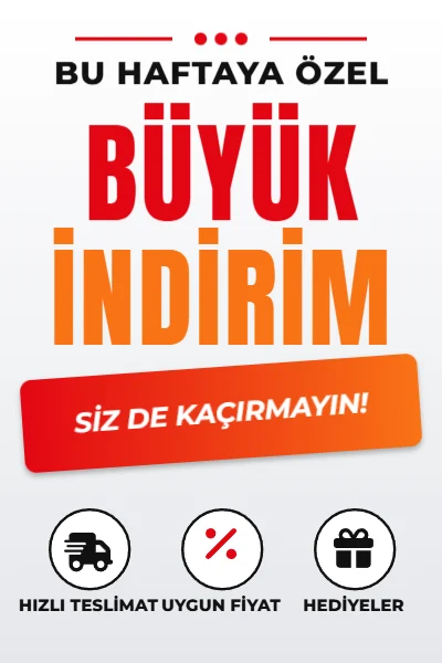 Kampanya Afişi (Dikey) — Branda Afiş & Pankart şablonu