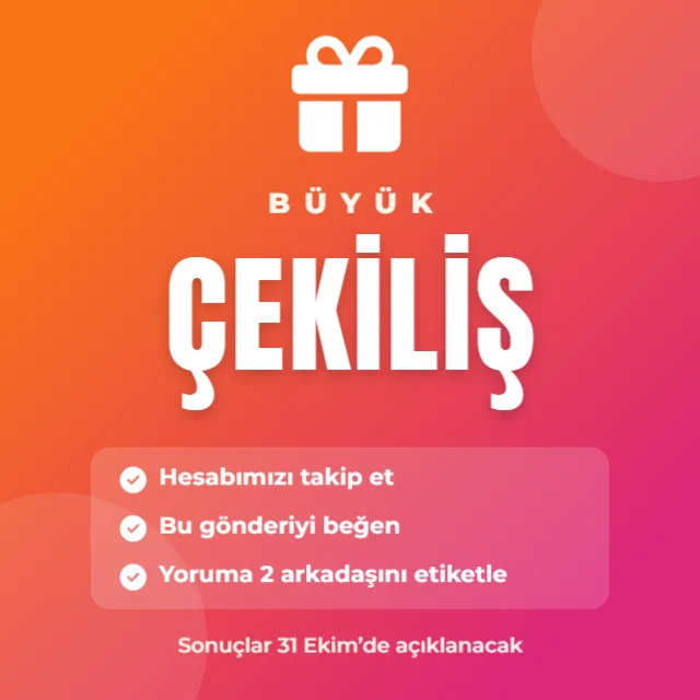 Çekiliş Duyurusu — Instagram Gönderi şablonu